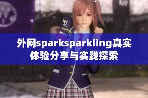 外网sparksparkling真实体验分享与实践探索