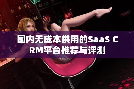 国内无成本供用的SaaS CRM平台推荐与评测