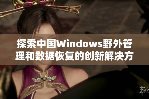 探索中国Windows野外管理和数据恢复的创新解决方案