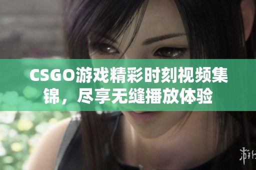 CSGO游戏精彩时刻视频集锦，尽享无缝播放体验