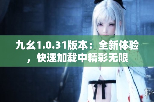 九幺1.0.31版本：全新体验，快速加载中精彩无限