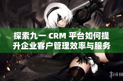 探索九一 CRM 平台如何提升企业客户管理效率与服务质量